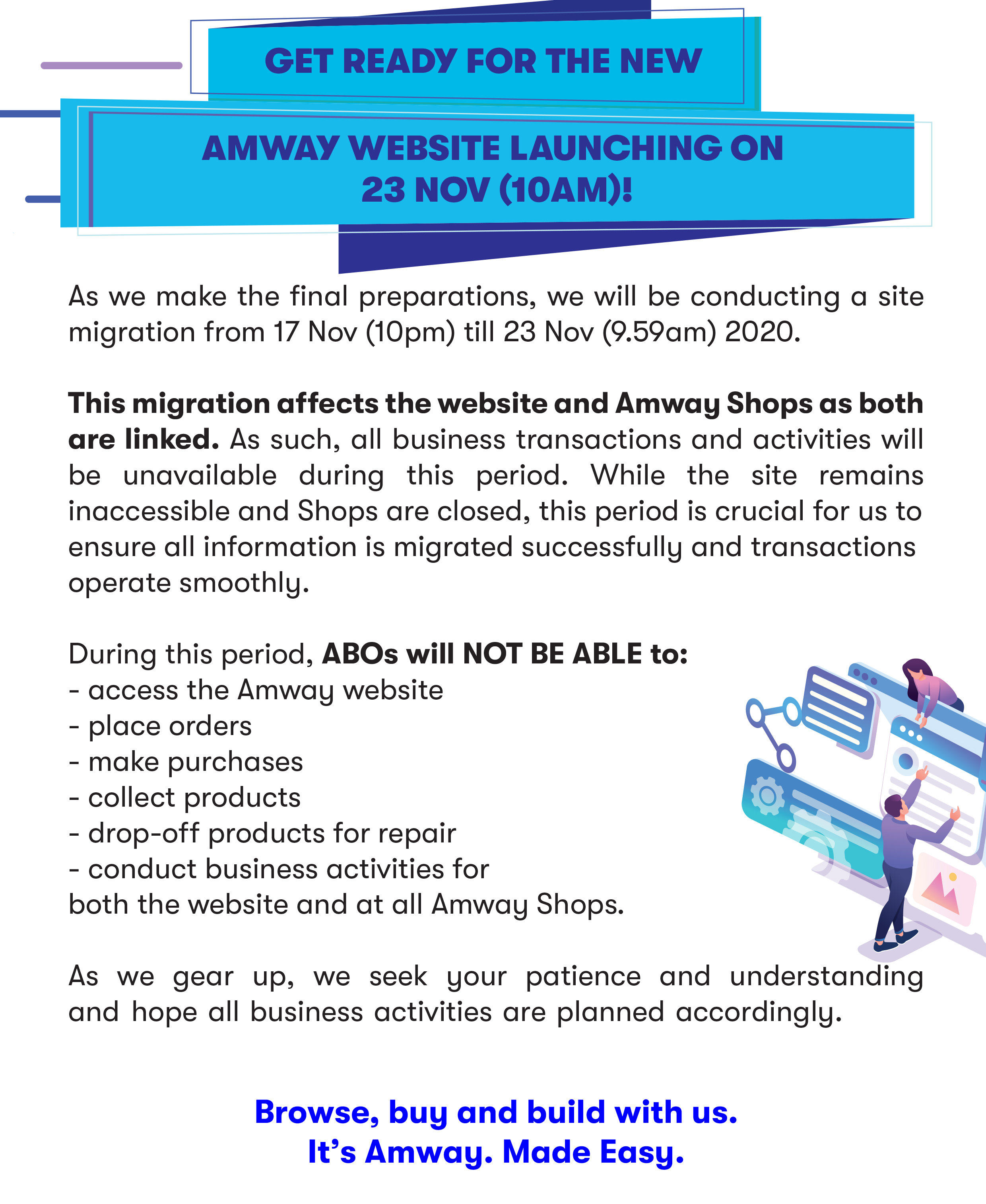 New Amway Website